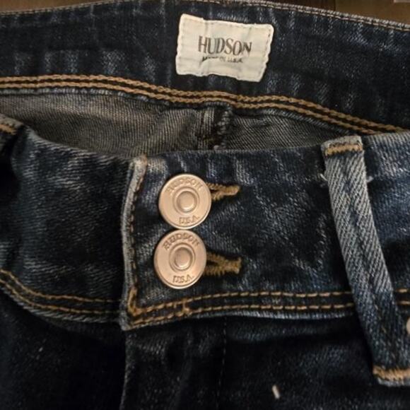 Hudson Jeans Collin Mid-Rise Skinny Jean in Obsess EUC Size 25 - Picture 4 of 5